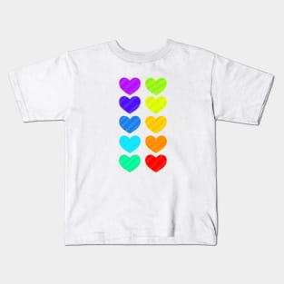 Rainbow love Kids T-Shirt